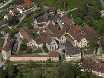 Kloster und Schloss Bebenhausen von oben