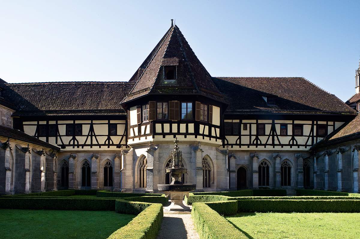 View of Bebenhausen Monastery