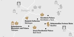 journey map "Around Tübingen"