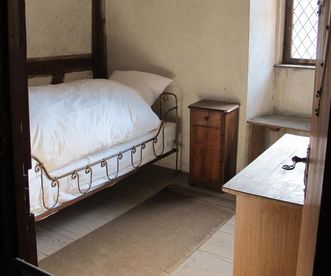 Schlafkammer im Dormitorium von Kloster Bebenhausen