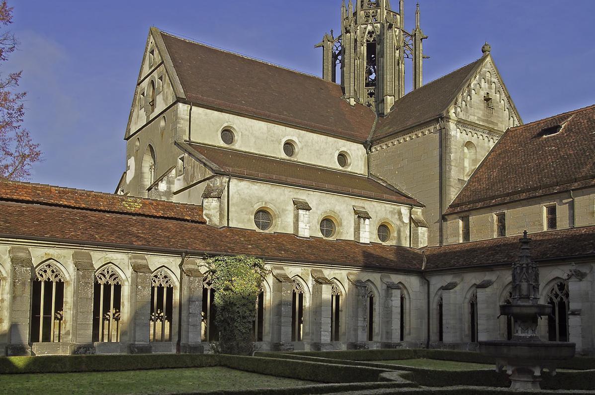 Cistercian church with presbyterium, transept, and crossing tower, Bebenhausen Monastery and Palace. photo: Staatliche Schlösser und Gärten Baden-Württemberg, Arnim Weischer