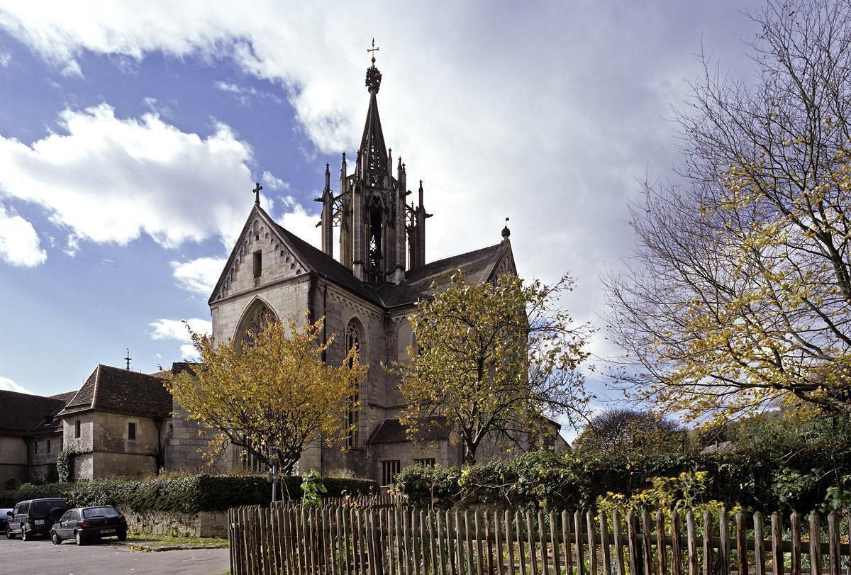 Ostseite mit Kirche von Kloster Bebenhausen