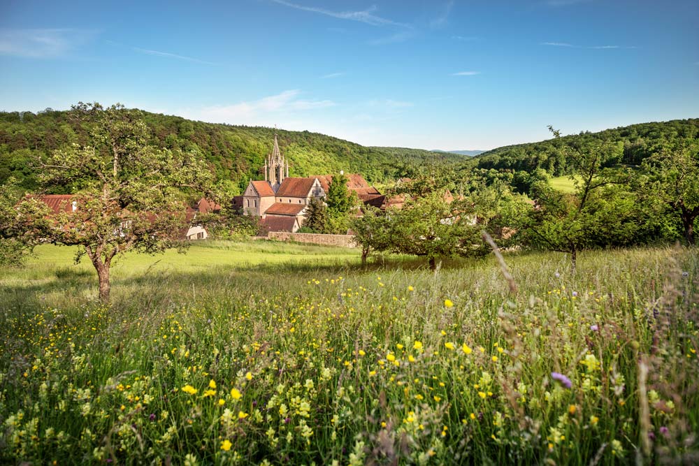 Bebenhausen Monastery in the landscape of Schönbuch