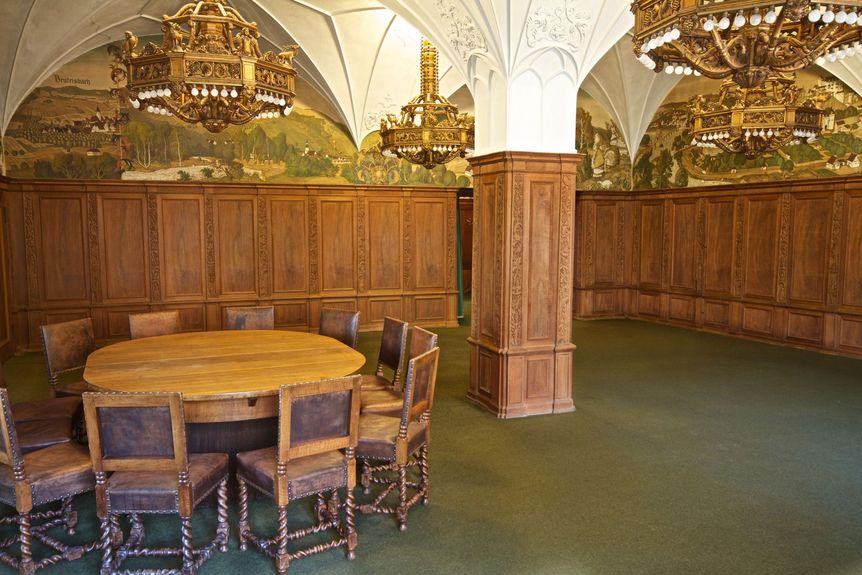 Kloster und Schloss Bebenhausen, Innen, Grüner Saal