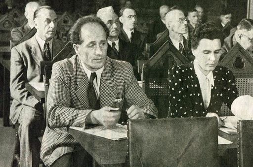 Members of Parliament in the plenary hall of the winter refectory of Bebenhausen Monastery