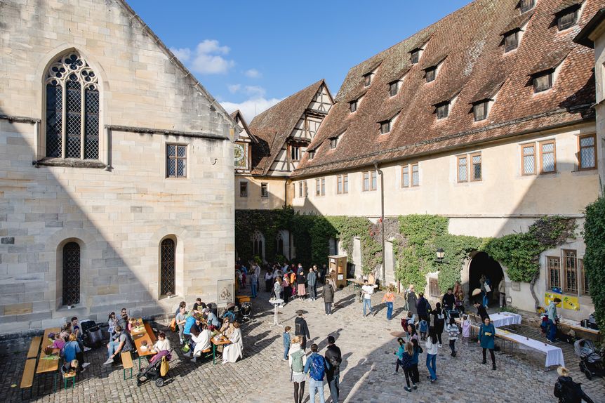 Kloster und Schloss Bebenhausen, Besucher beim Erlebnistag im Kloster 2025 