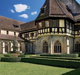 Cloister garden at Bebenhausen Monastery