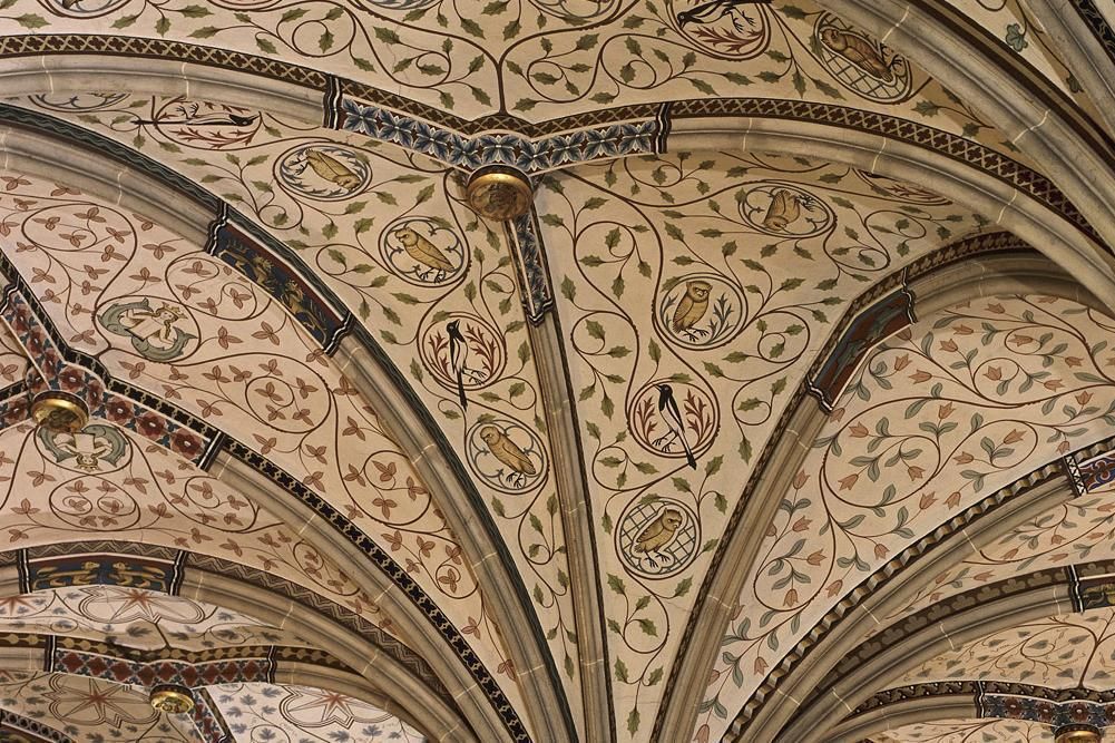 Vault in the summer refectory at Bebenhausen Monastery