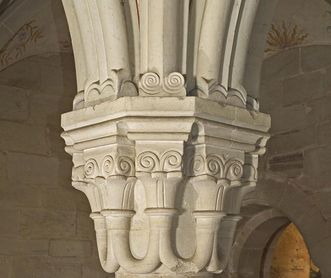 Capital in the chapter house of Bebenhausen Monastery and Palace