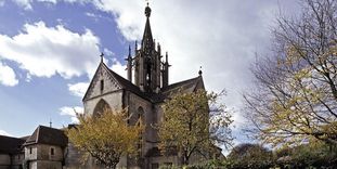 Ostseite mit Kirche von Kloster Bebenhausen